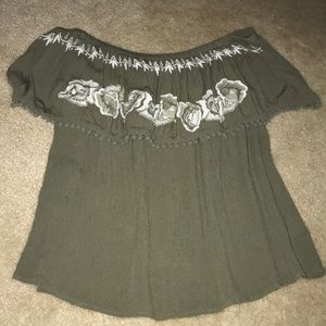 Off the shoulder top